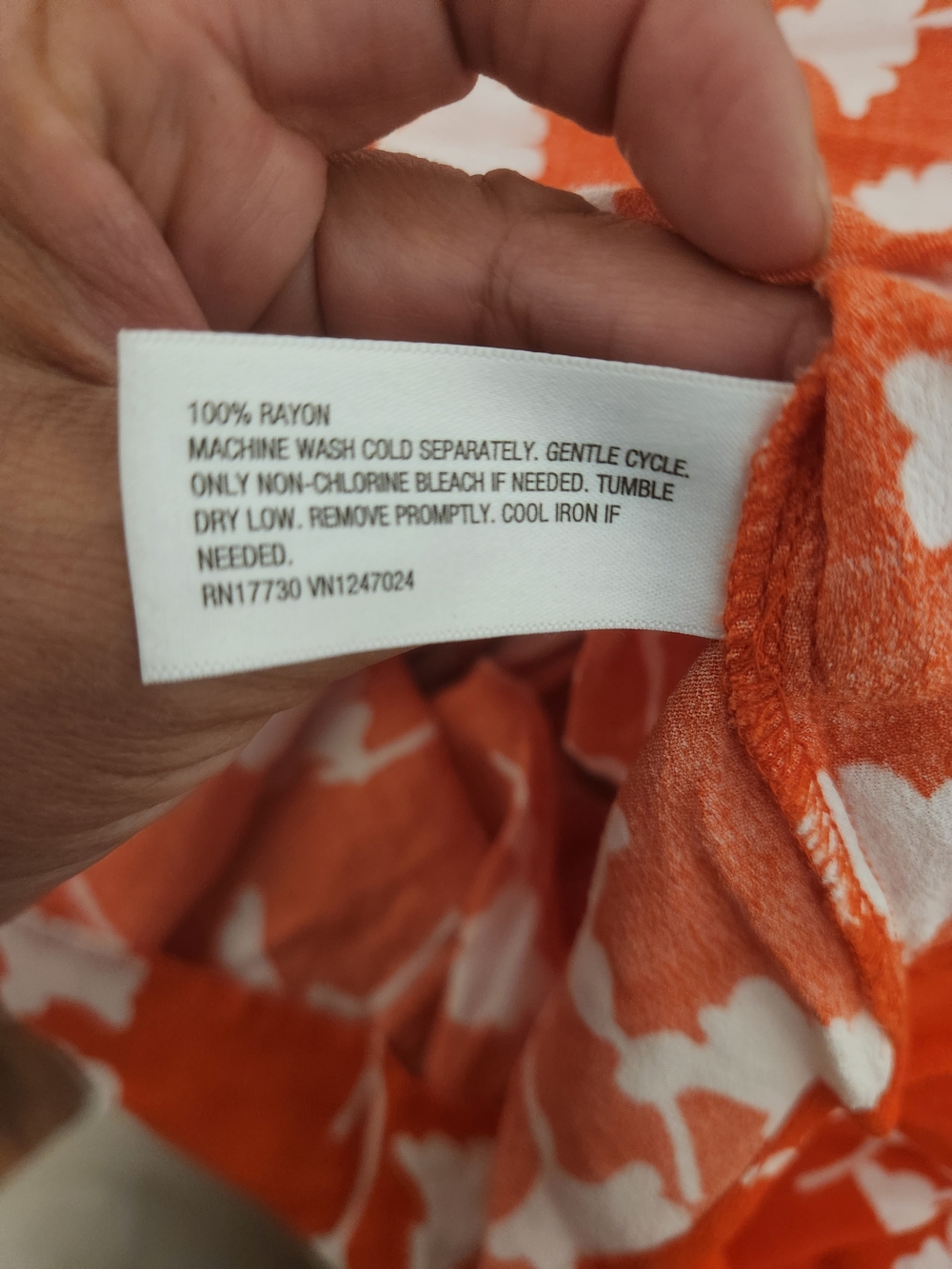 Diane Von Furstenberg Orange & White Floral Print Maxi Dress - Picture 13 of 13